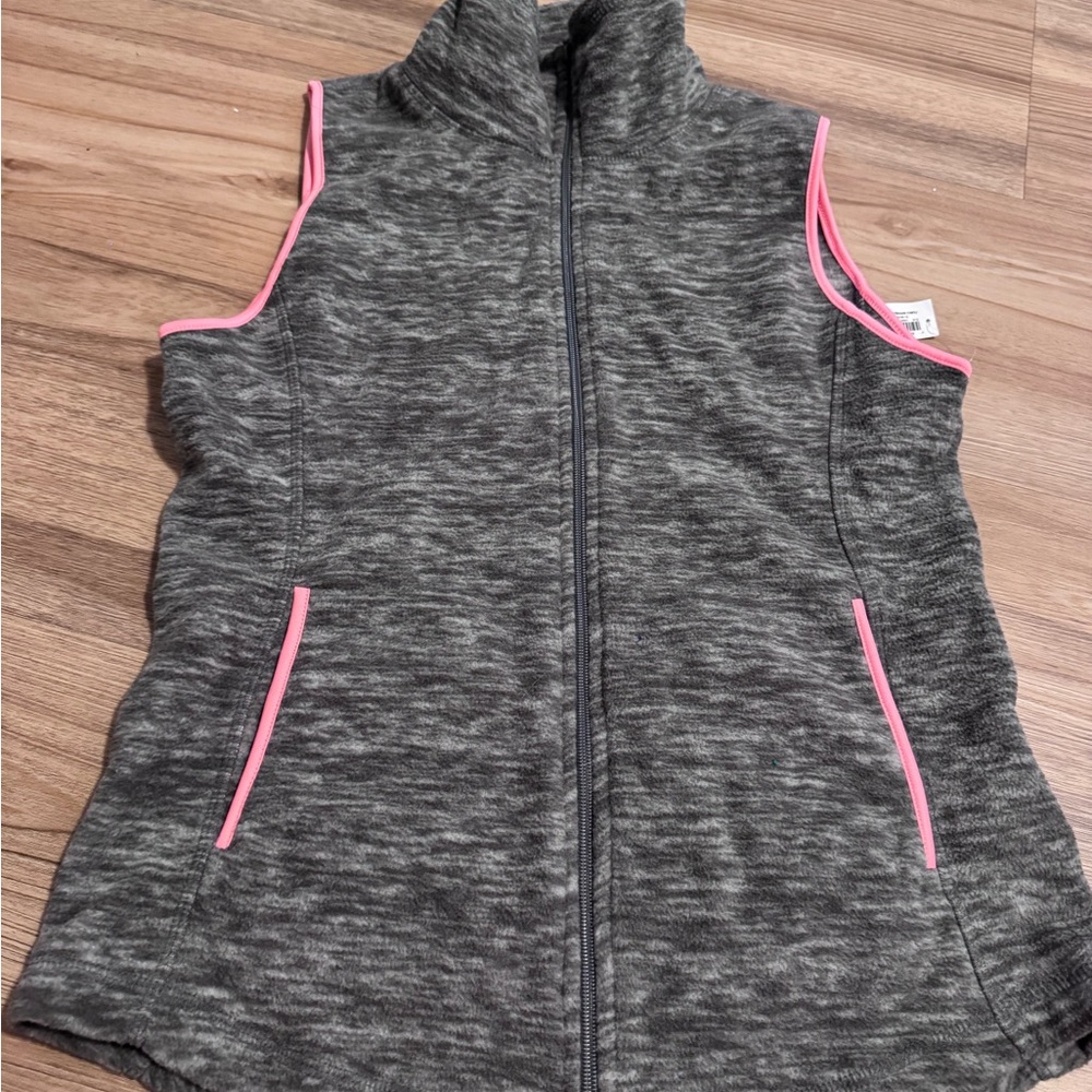 Old Navy Gray Zip-Up Vest